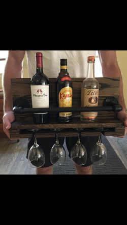 Wall Mounted Wine Holder