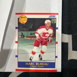 Mark Bureau NHL trading card