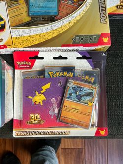 Pokémon 30th Celebration Tech Sticker Collection