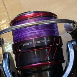 Daiwa Ballistic Reel/New Braid/Falcon Rod