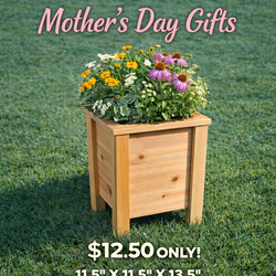 Cedar Planter Boxes check pics for sizes