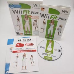 Wii Fit Plus For Nintendo Wii Complete Cib Very Good