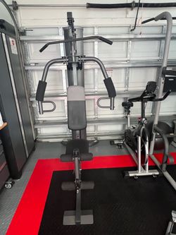 Workout station. Home gym