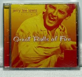 Jerry Lee Lewis Live - Great Balls of Fire CD 2001 LaserLight