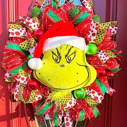 Grinch Wreath