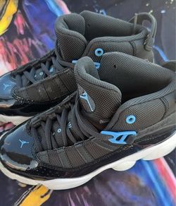 Nike Air Jordan 6 Rings (PS) Black / Blue