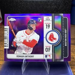 2026 Topps Chrome Roman Anthony /75 Big Ticket Players