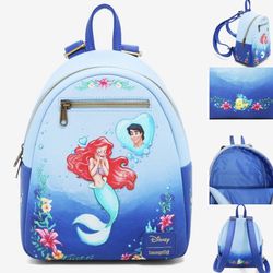 Loungefly Disney The Little Mermaid Ariel Daydreaming Mini Backpack 
