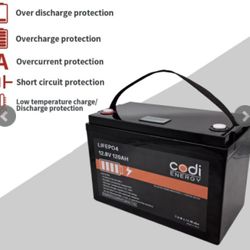 12.8V 120Ah Lithium Iron Battery Home Storage LiFePo4 Battery