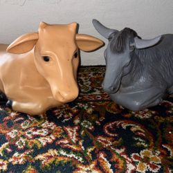 Vintage Nativity Blow Molds 