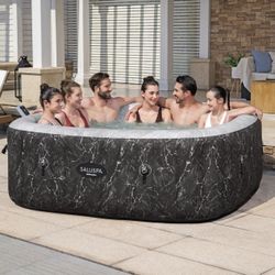 SaluSpa Hermosa Energy-Efficient Smart AirJet Inflatable Hot Tub with App Control 5-7 perso
