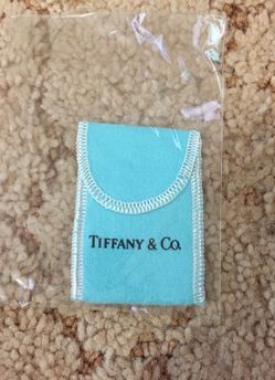 Tiffany jewelry pouch