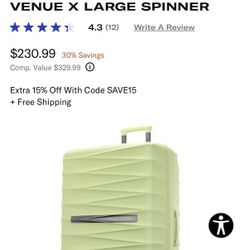 Samsonite VENUE X LARGE SPINNER