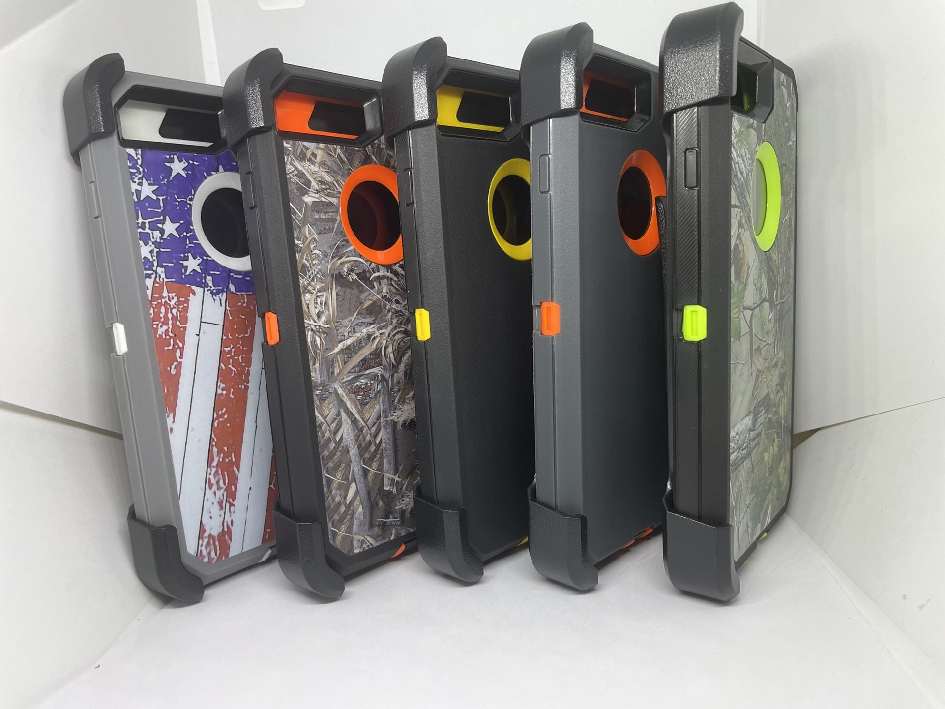 For iPhone 6 Plus , iPhone 7 Plus iPhone 8 Plus Belt Clip Case Defender Holster Rugged Shockproof