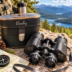 Vintage Binolux 8x40 Lightweight Binoculars