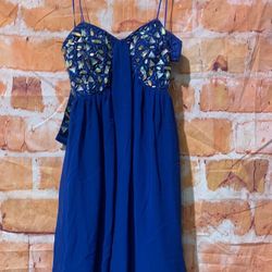 Morgan & Company Blue Party Dress