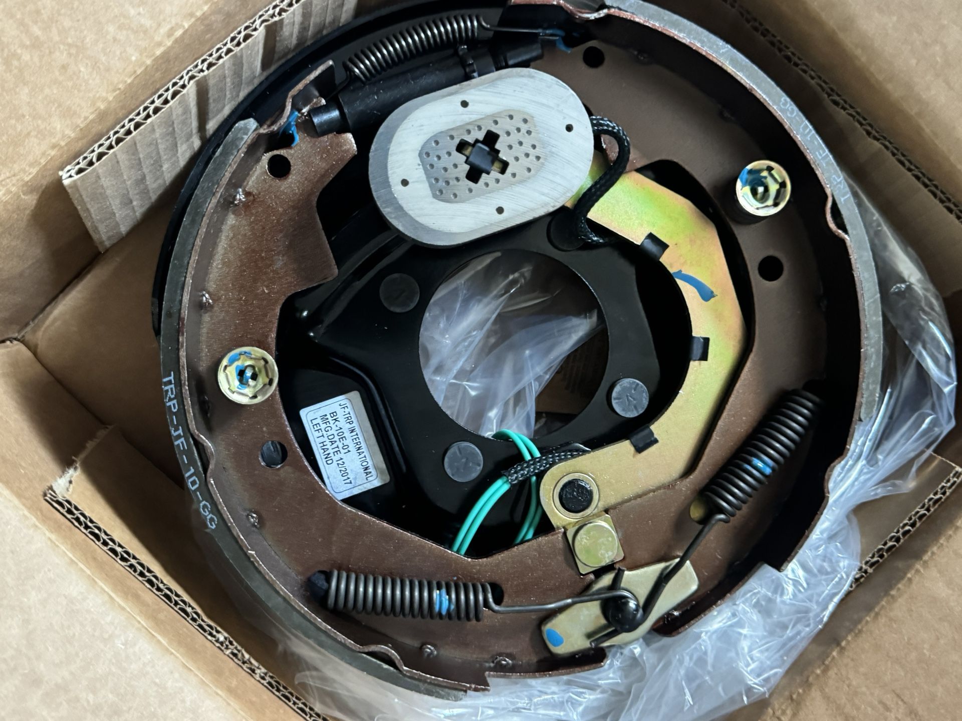 Geniune OEM Trailer Replacement parts complete brake assembly 10”x2.25”