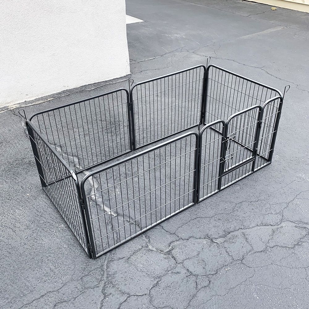 Brand New $60 Pet Dog Heavy Duty Playpen with 6-Panels X (24” Tall X 32” Wide)