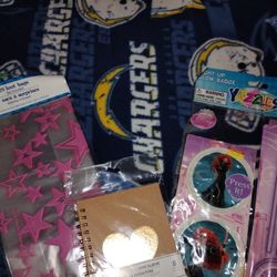 Disneys Princess Light Up Glow Badge , Pack Of 20 Birthday Surprise Bags And A Miniature Album/ Scrapbook