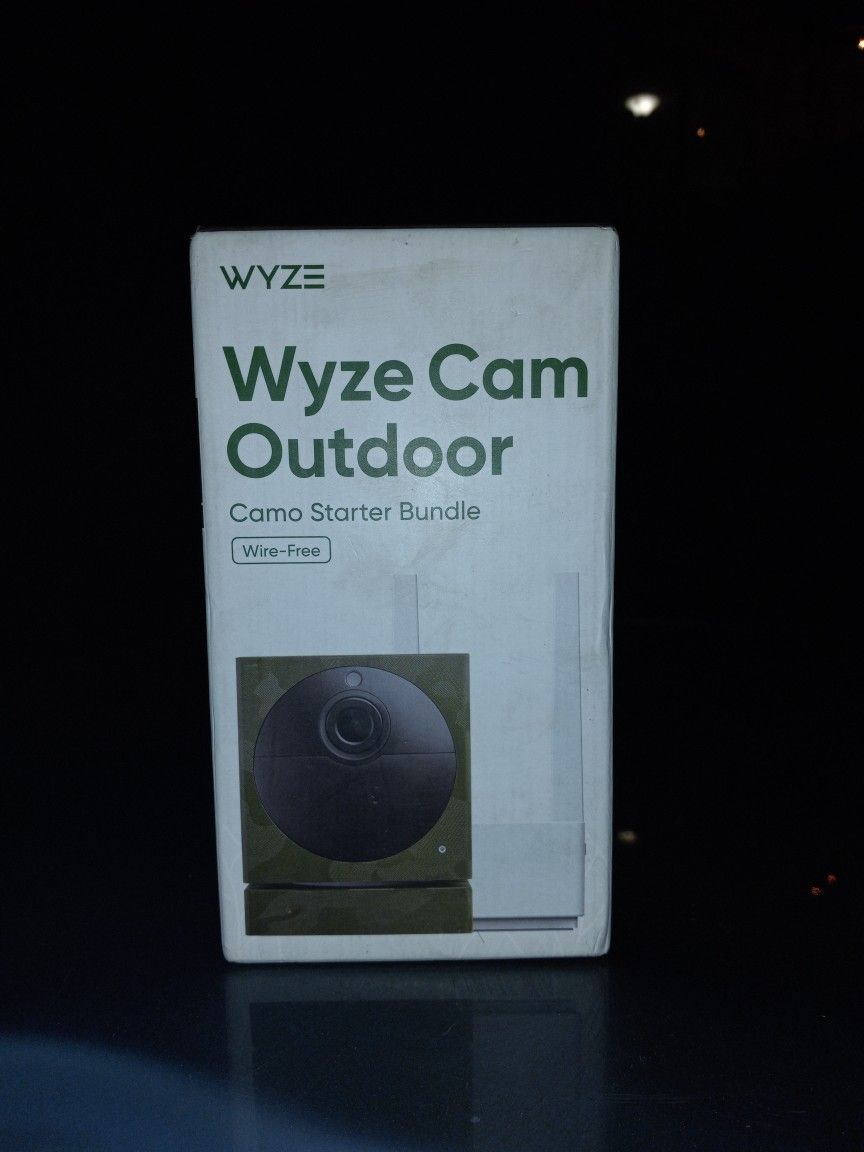 Waze Cam Outdoor Camera Starter Bundle Wire Free Ip65 Weather Resistant Brand New