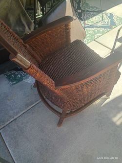 Wicker chair vintage