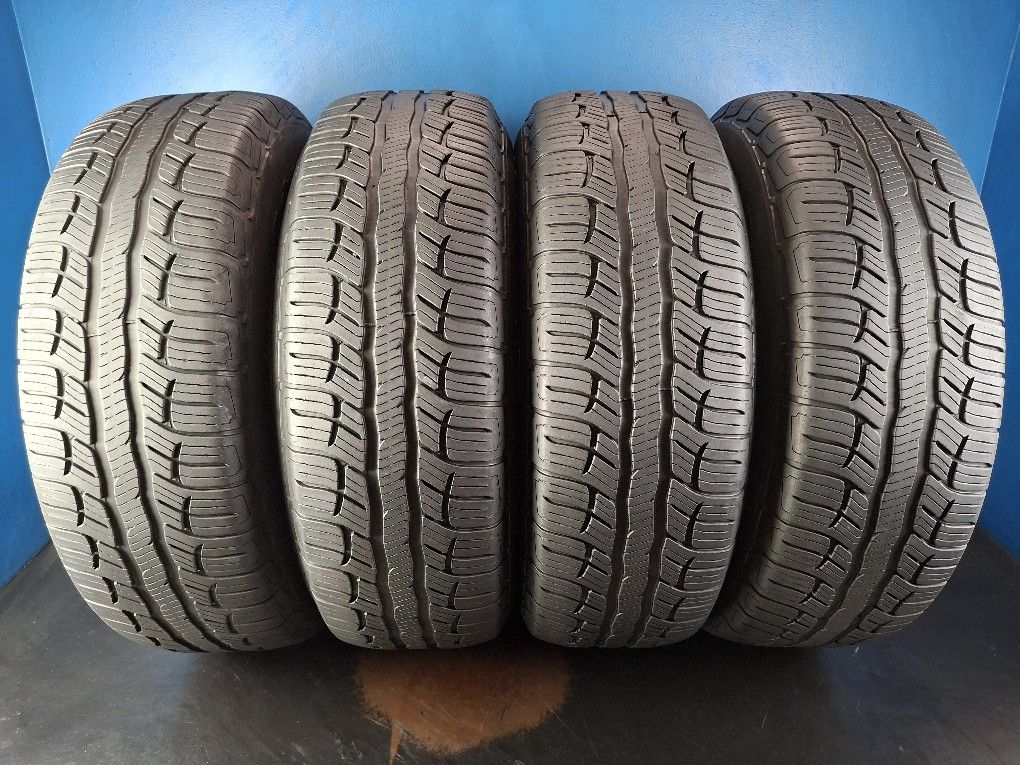 265 70 18 SET(4) (S39) BFGOODRICH ADVANTAGE TA SPORT LT 75% TREAD