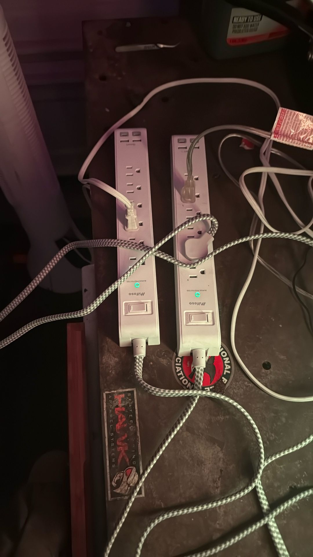 Surge Strip With USB AND C PORTS
