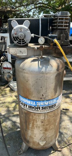 Campbell hausfield cast iron series 220v air compressor