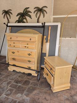 Pine Bed room set