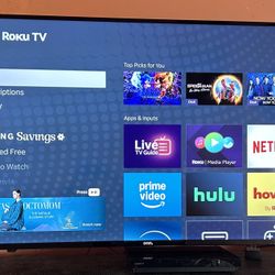 4K ONN 55” Roku Tv
