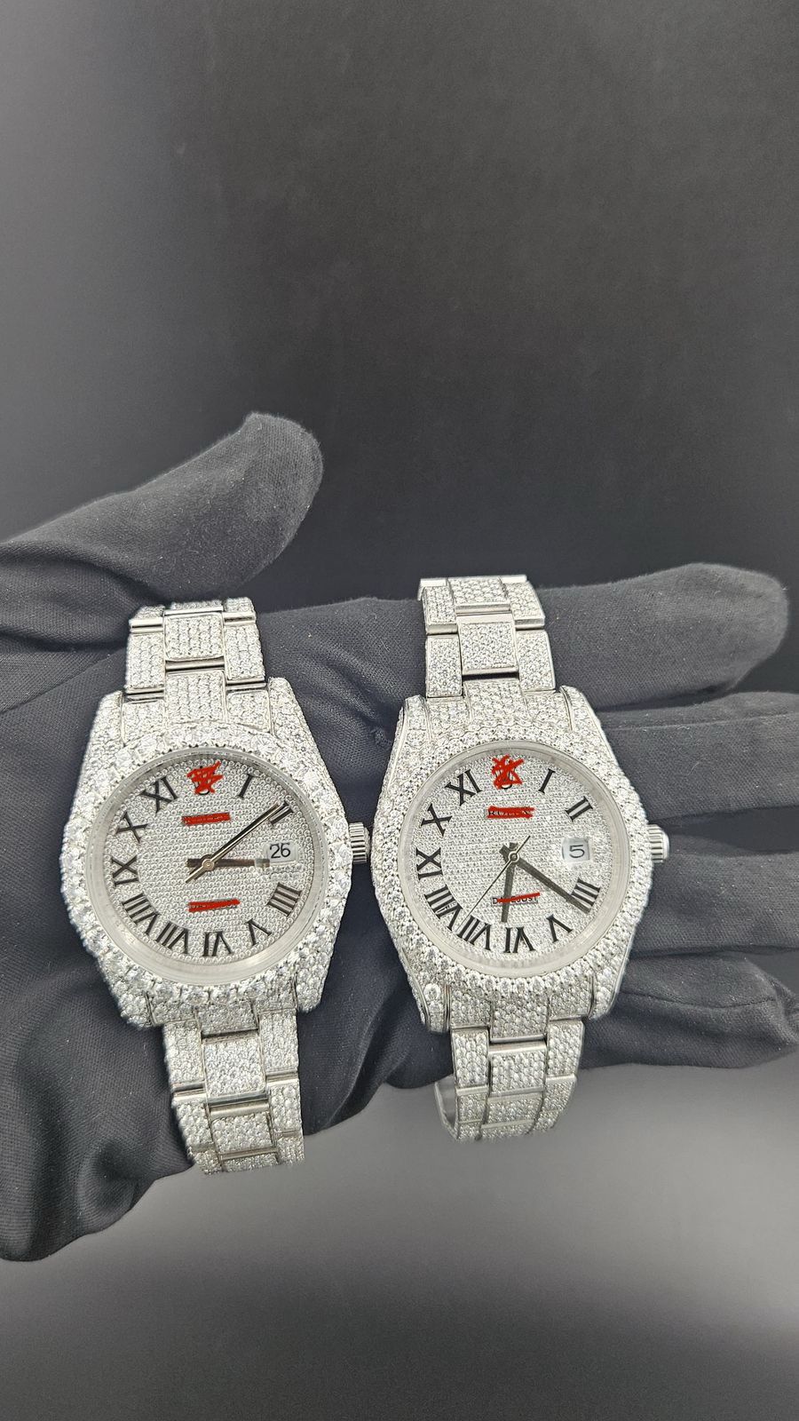 VVS Moissanite Automatic Mens watch