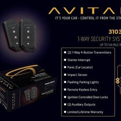 Avital Alarm With Installation 