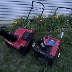 2 Toro Snowblowers $5 for both