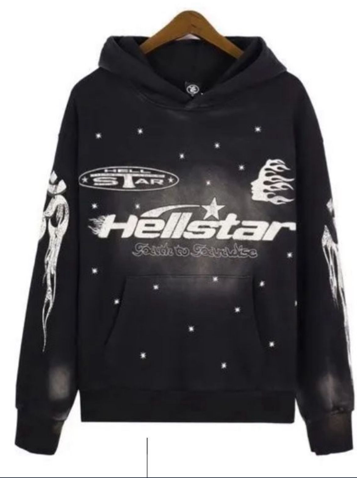 Hellstar Hoodie Black
