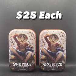 One Piece mini Tin Vol. 2 Monkey.D.Luffy x2 BRAND NEW SEALED