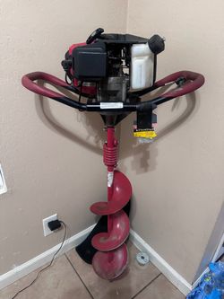 Earthquake E43 1-Person Earth Auger Powerhead, 43cc 2-Cycle Viper Engine, 30:1 Transmission,