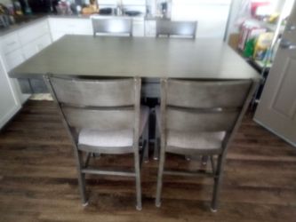 Ashley dining tabl e. Chairs