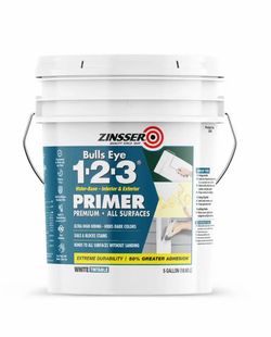 Interior and Exterior Primer - 5 Gallons - Brand New