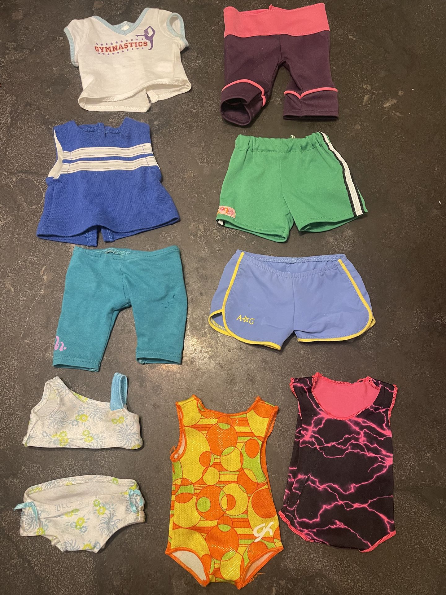 American Girl Gymnastics outfits