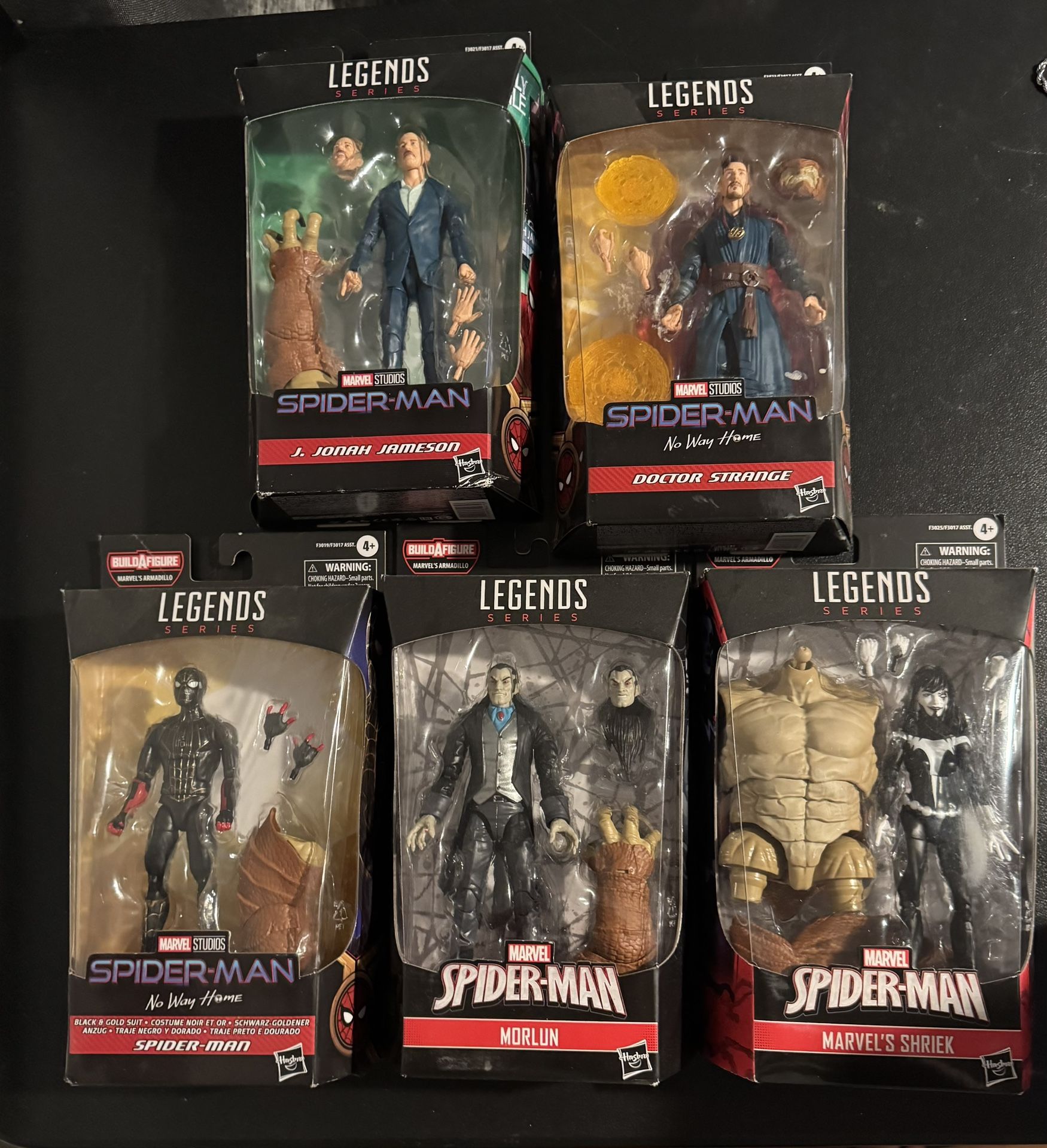 5 Legends Spider-Man Marvel Legend Figures