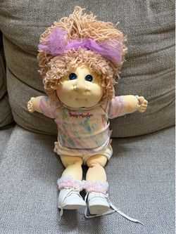 RARE Signed Xavier Roberts Cabbage Patch Kid “Baby Marilyn” + Original 1989 Photo