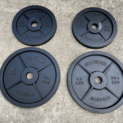 Weights Set 2 35 lbs And 2 45 lbs 