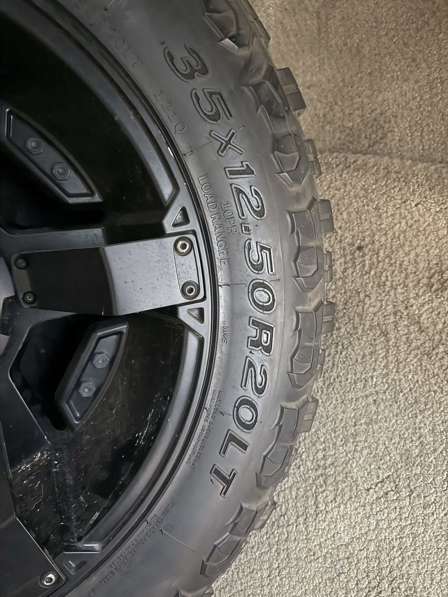 ***Set of 20’ rims/ MT Tires*** Wrangler JKU for Sale in Windsor Hills ...