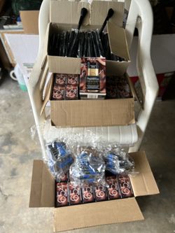 Makeup accessories and Hair Coloring