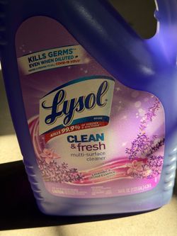 Lysol Clean & Fresh Multi-Surface Cleaner 144 oz
