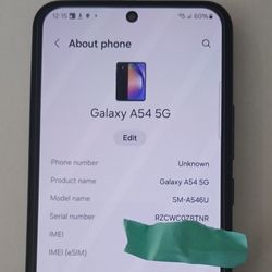Cricket Samsung Galaxy A54 5g  ($160))