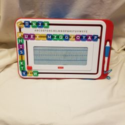 FISHER PRICE ALPHA SLIDE WRITER WITH PEN