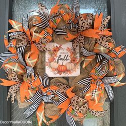 Beautiful Fall Wreath 