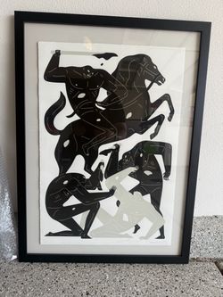 Cleon Peterson Print Framed Signed Numbered