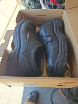 Red Wing steel toe shoes